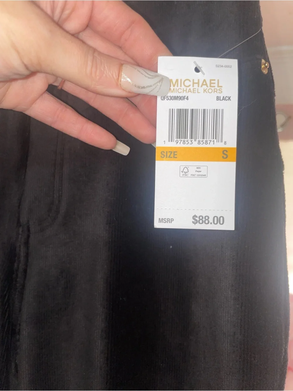 Michael Kors Black Stretch Jeggings
